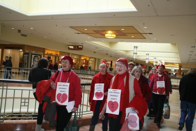 Grannies for Peace demonstration