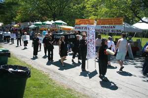 Grannies for Peace at the 2012 Tulip Fest